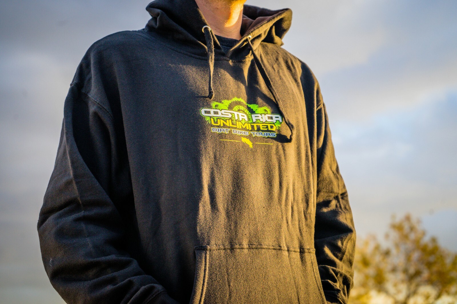 Costa Rica Unlimited Hoodie (sweatshirt) (LG) LARGE – Free Shipping