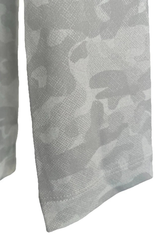 Mission UPF 50 Cooling Performance Shirt Long Sleeve Unisex Camo Gray-S/M