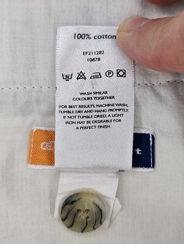District Beige Chinos Mens W38 L31 Regular Fit Cotton Smart Casual Trousers Pant