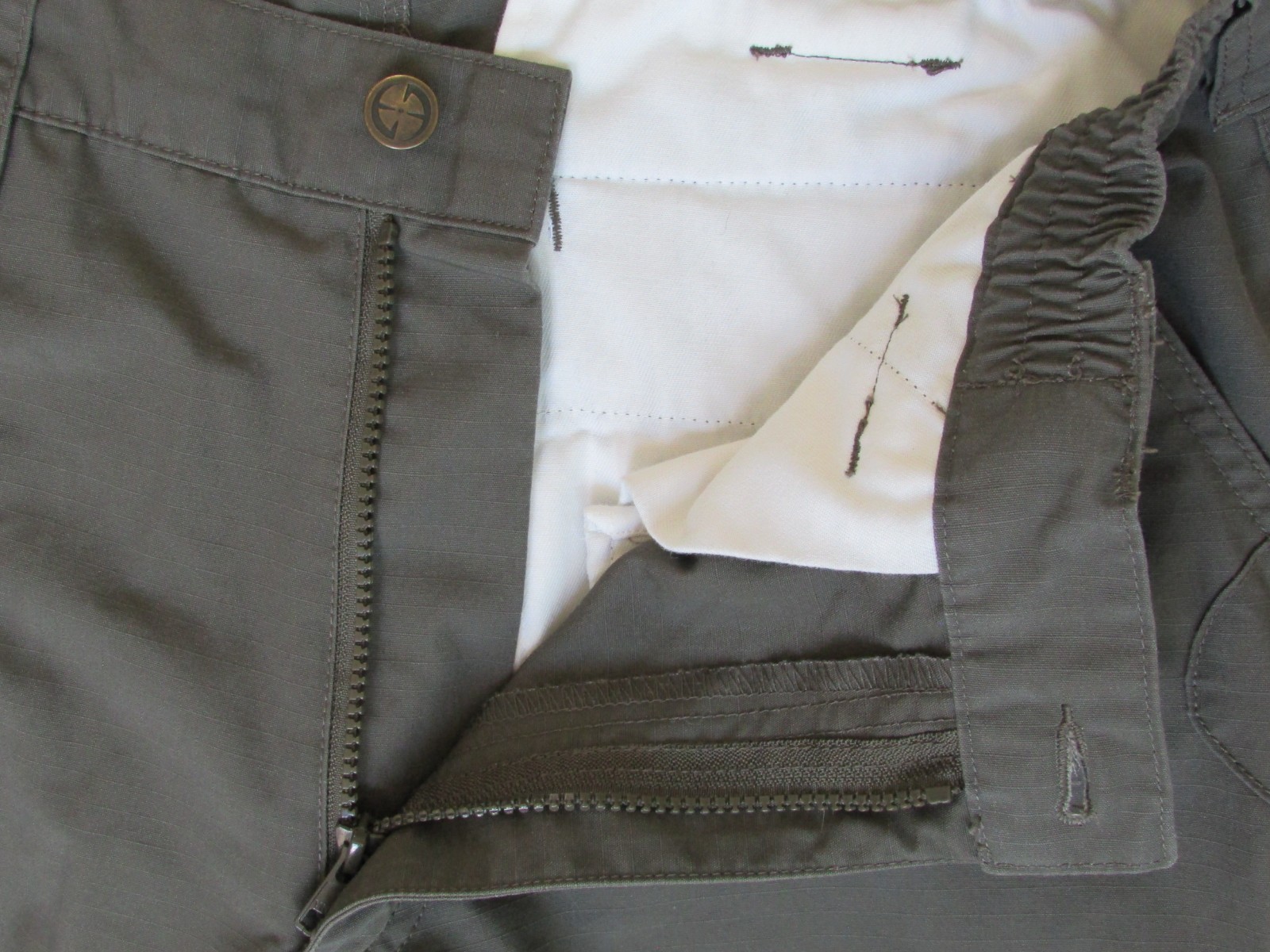 LA Police Gear Men’s OLIVE Tactical Cargo Pants Elastic Operator Sz 34×32 LAPG