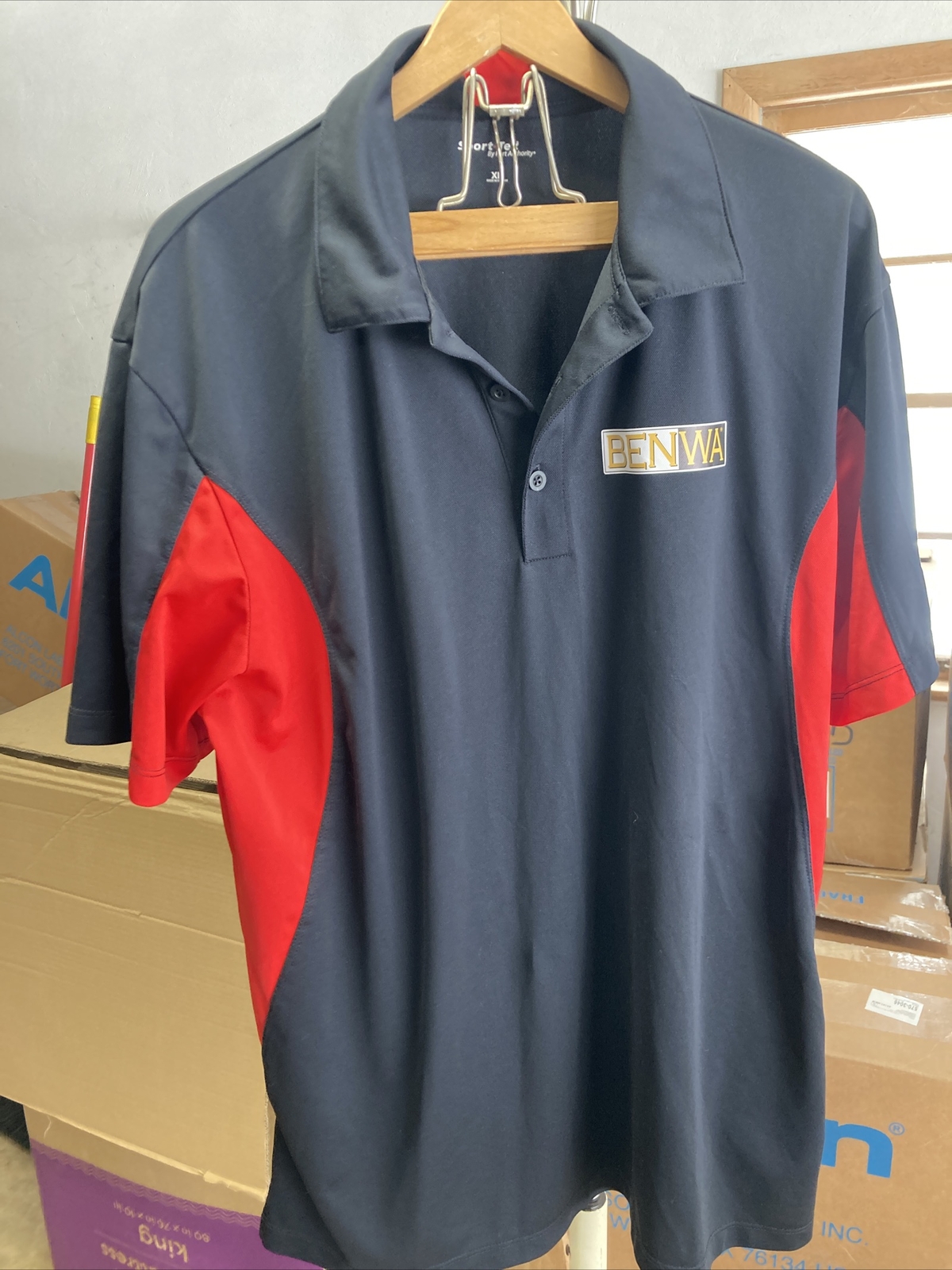 Sport Tek Dri-Fit Performance Polo Casual Golf Shirt Dry “BENWA” XL