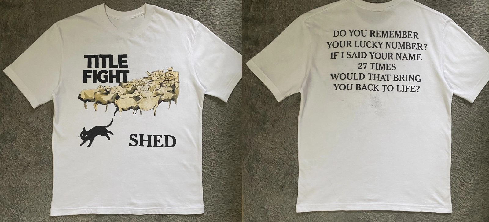 Title Fight Shed Album Hardcore Punk Emo Band Tshirt White Full Size BL2167