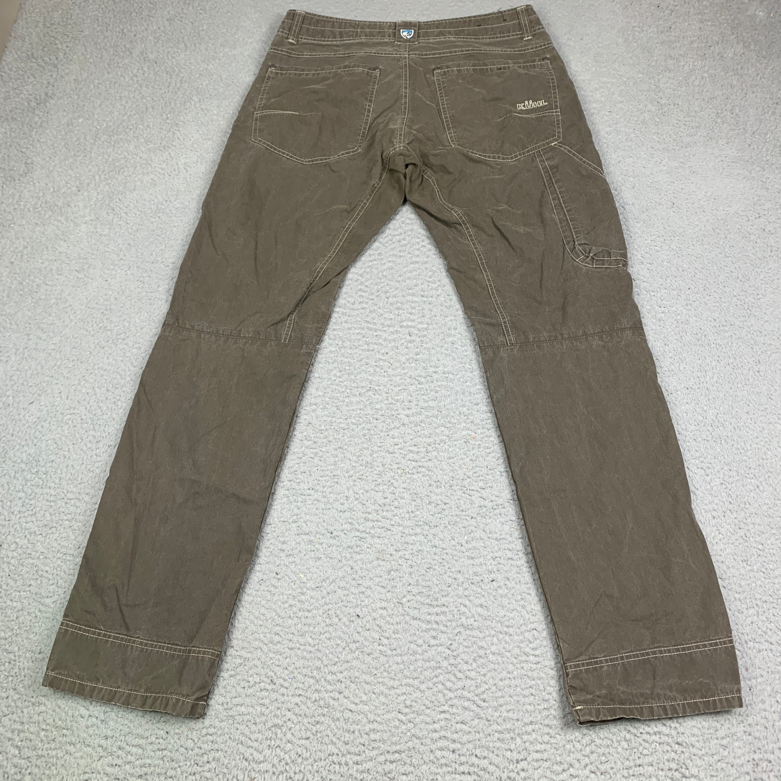 Kuhl Revolvr Lean Pants Mens 32×32 Brown Outdoor Straight Cotton Nylon