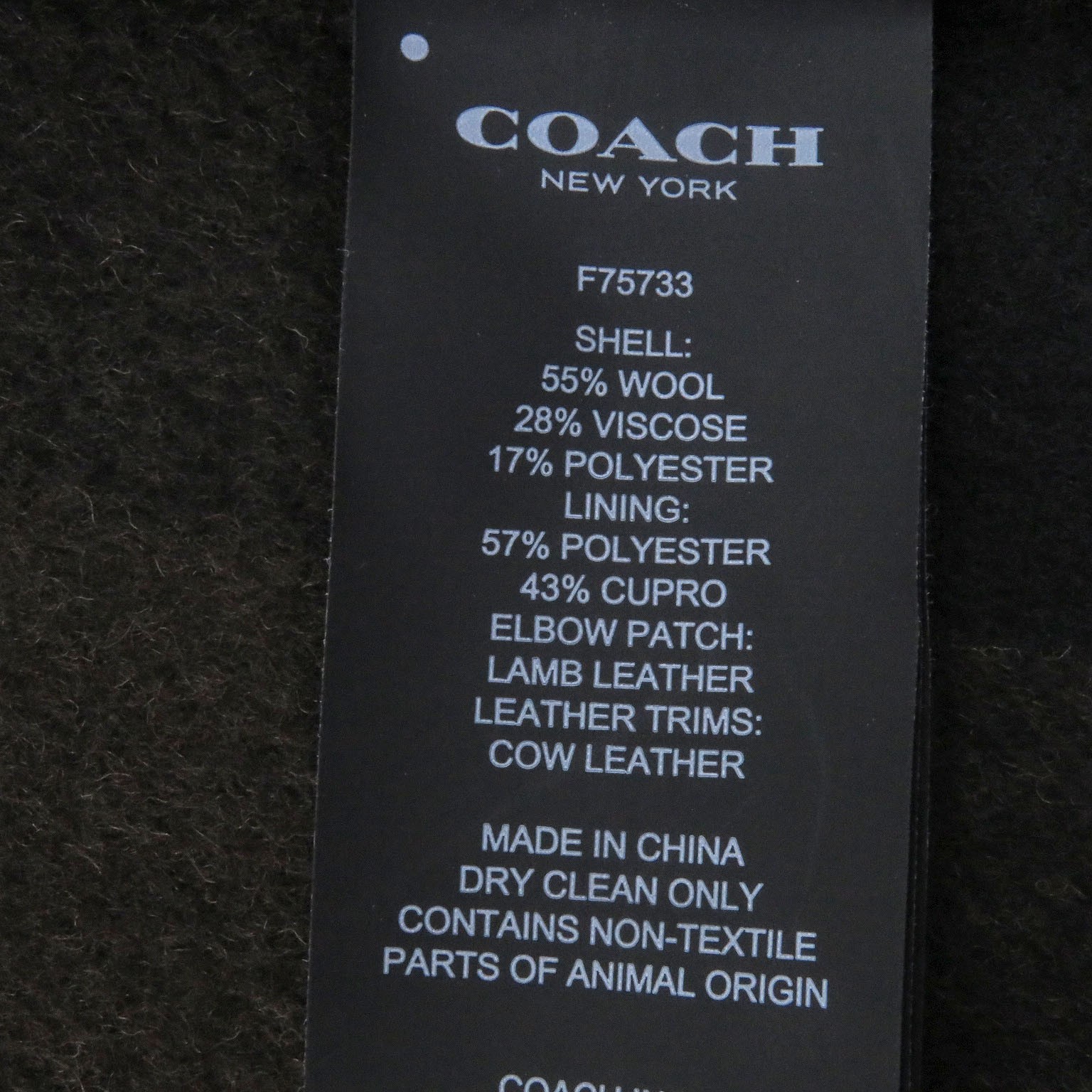 COACH Chester Wool Lamb Leather Coat – DUTY FREE