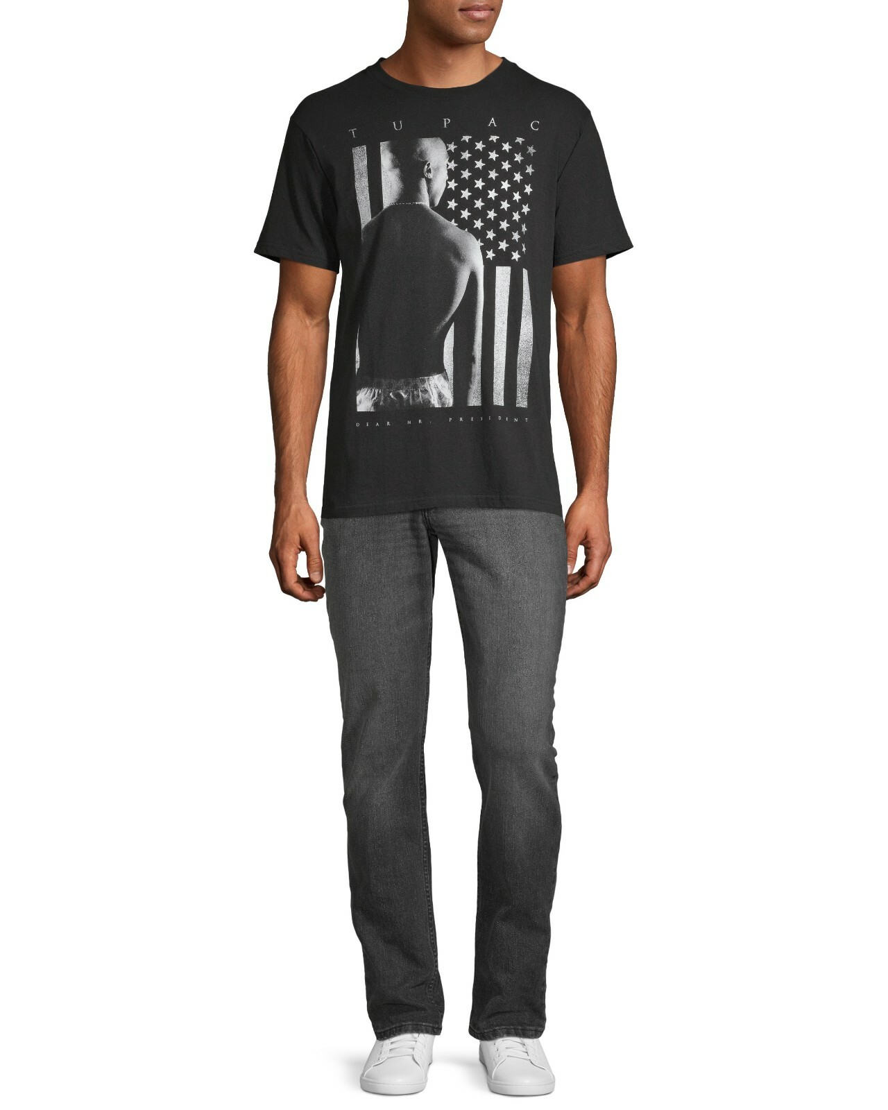 Bravado Men’s Tupac 2Pac Short-Sleeve Graphic T-Shirt (Black, S M L XL 2XL 3XL)