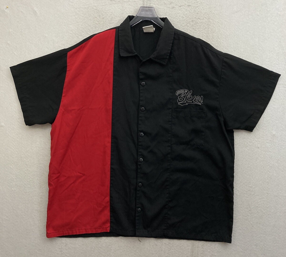 House Of Blues Shirt Men’s XL Black Button Down Bowling Boys Night Out