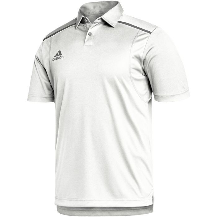 New adidas Team Issue Men White Polo Shirt Short Sleeve M XL 3XL