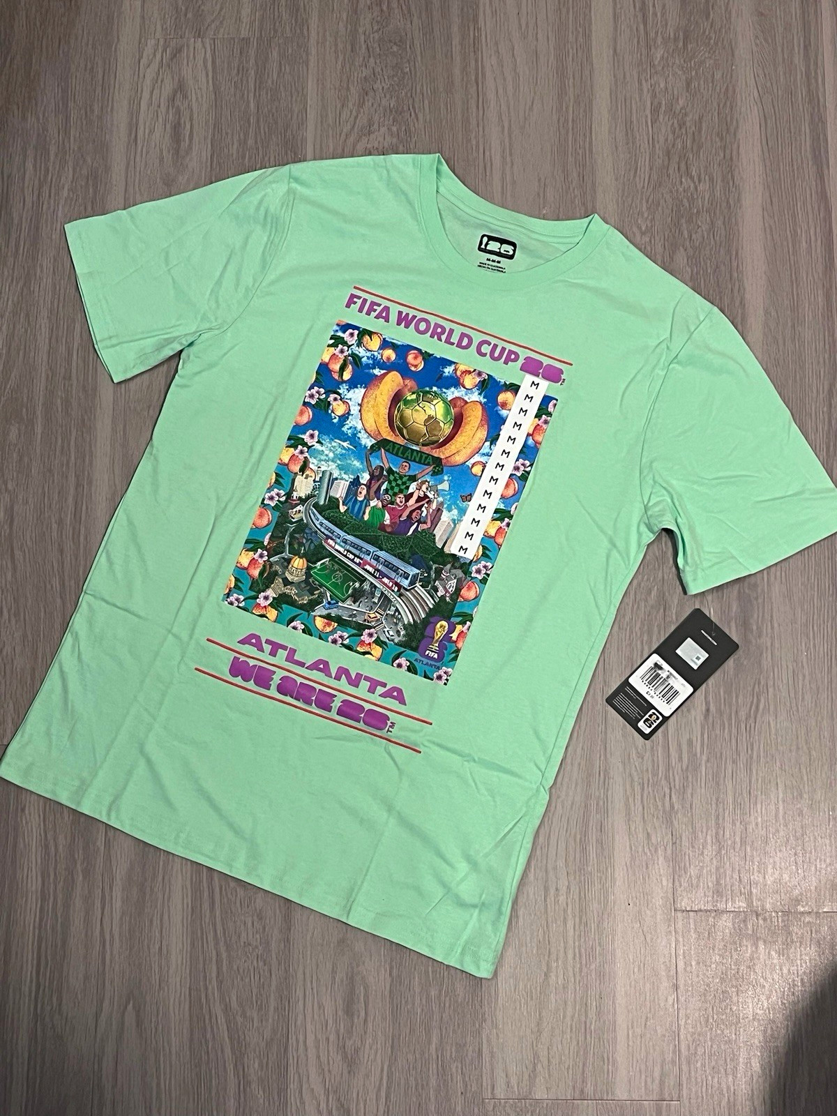 FIFA World Cup 26 Atlanta Poster We Are 26 – Mint Green Graphic Tee
