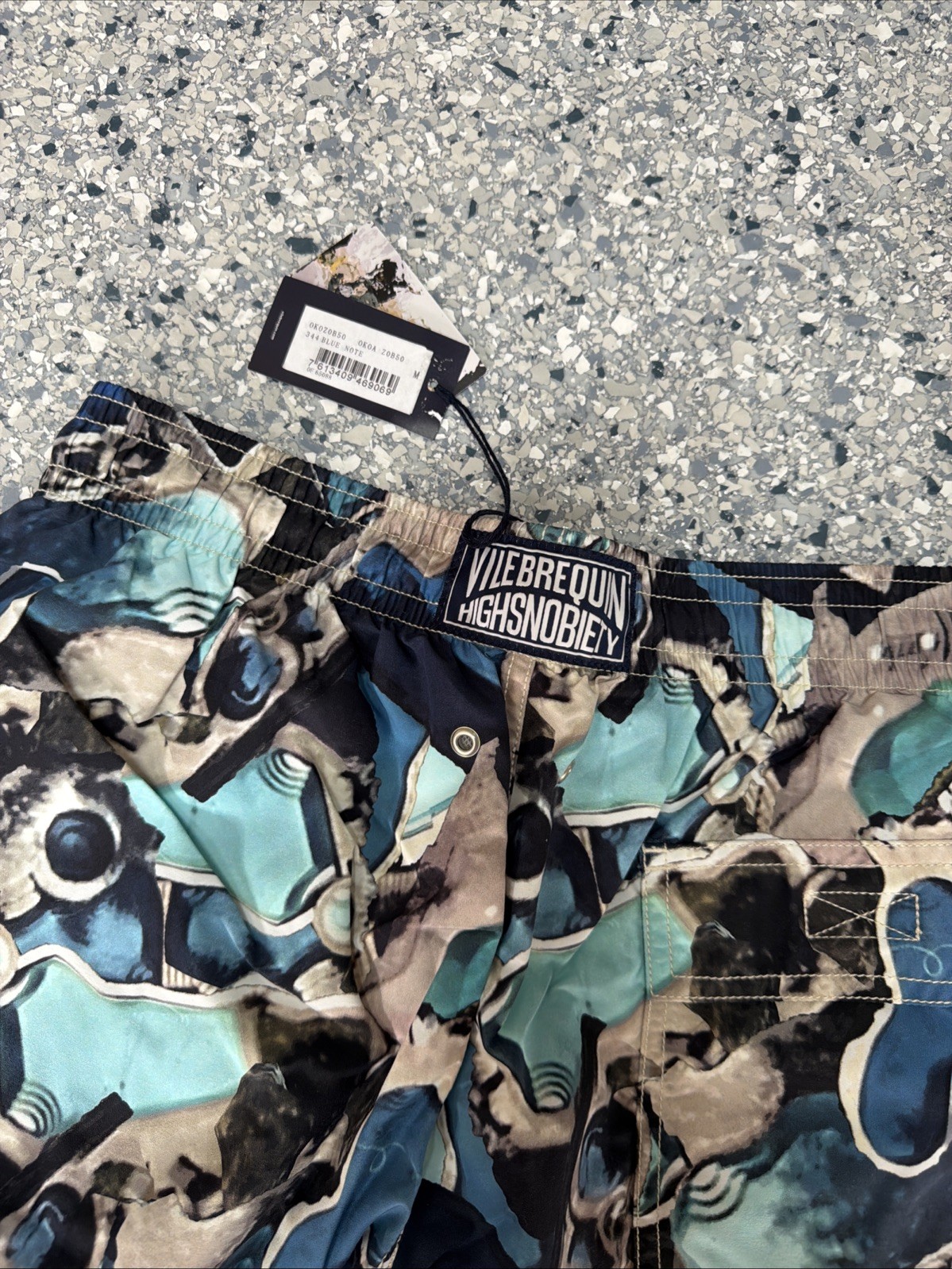 NWT 100% AUTHENTIC VILEBREQUIN Swim Trunks OKOA – XL – BLUE – MEN – EXTRA LARGE