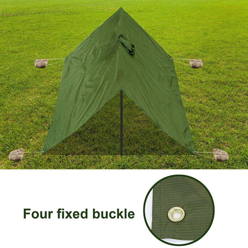 3 in 1 Multifunctional Raincoat Waterproof Rain Poncho Backpack Hiking RainCover