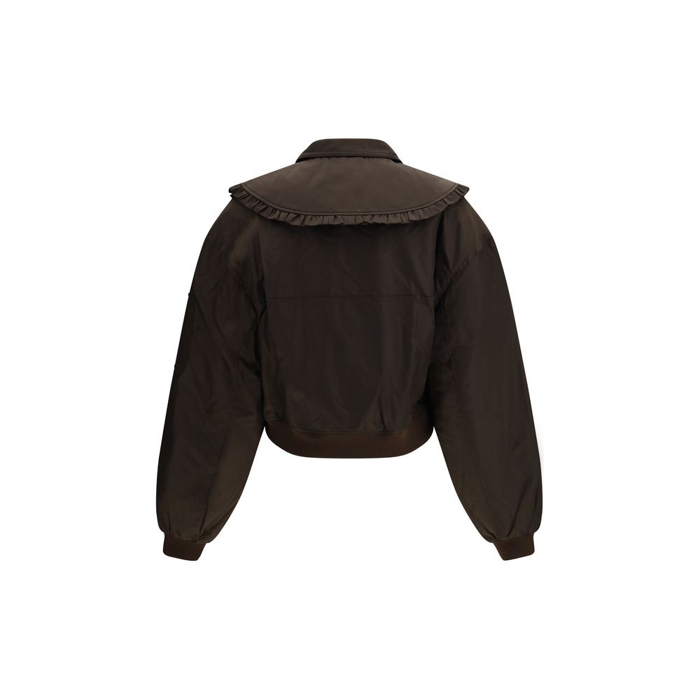 Ganni Bicolor Polyamide Bomber
