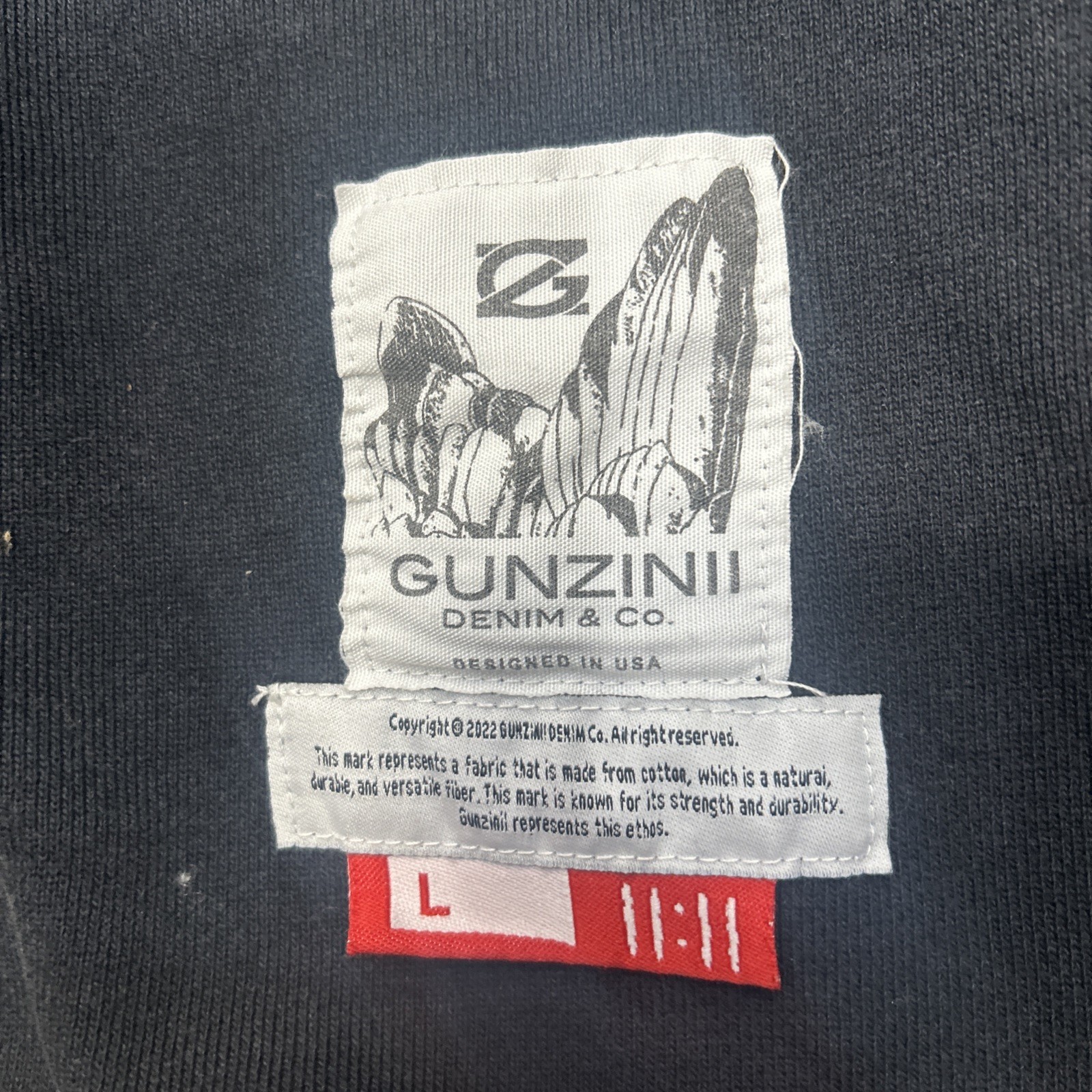 Gunzinii Mens Gunz DPT Respected By All Crew Neck T-Shirt Large Sold Out!!
