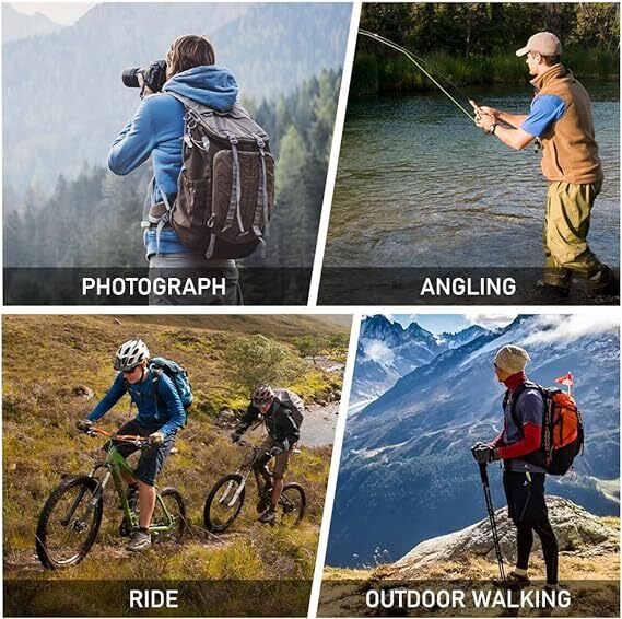 Men Cargo Multi Pocket Utility Vest Fishing Hiking Camping Gilet Waistcoat Tops