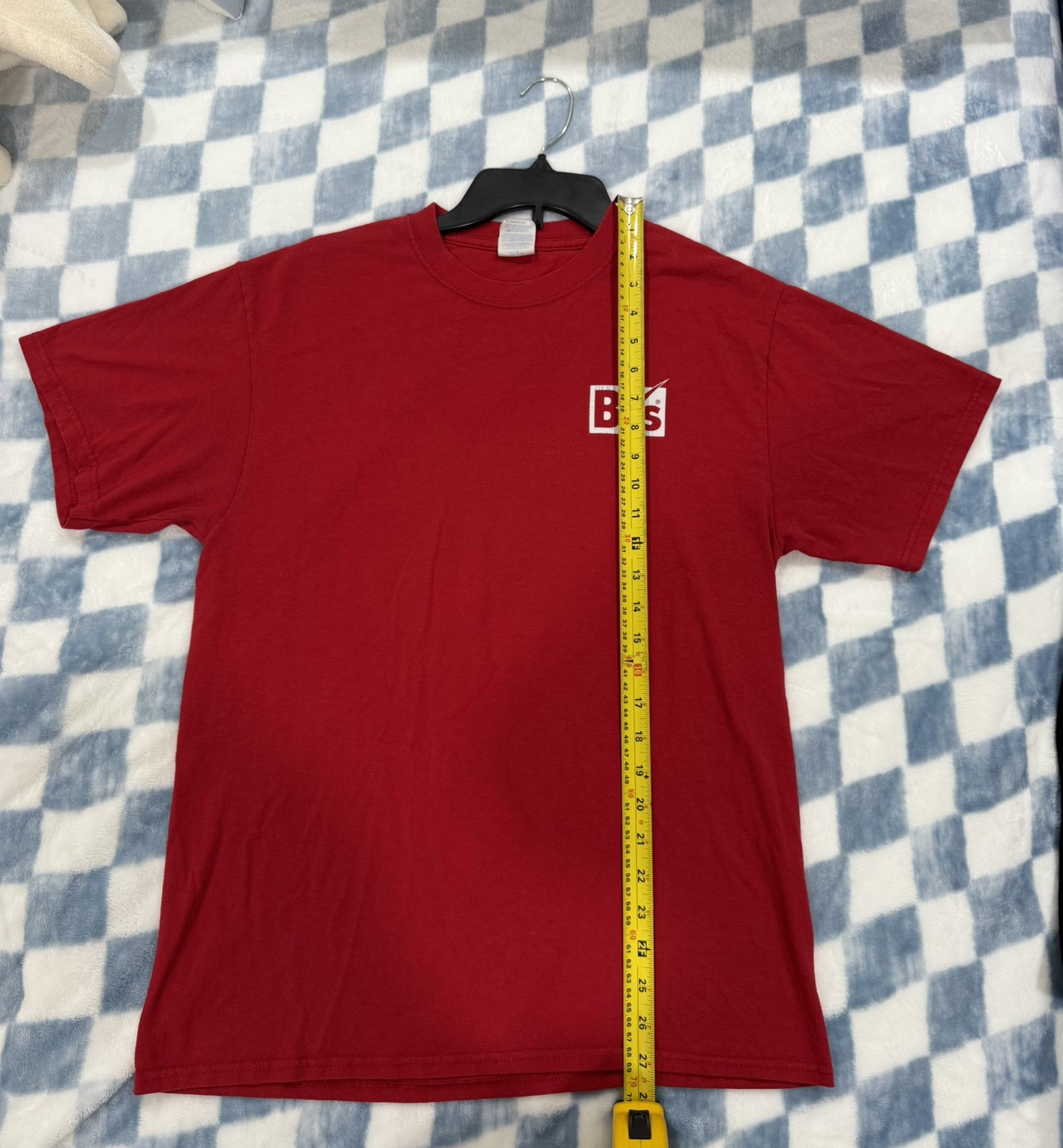 BJS Wholesale Club Red T-Shirt Crew-Neck Short Sleeve Size M (READ DESCRIPTION)