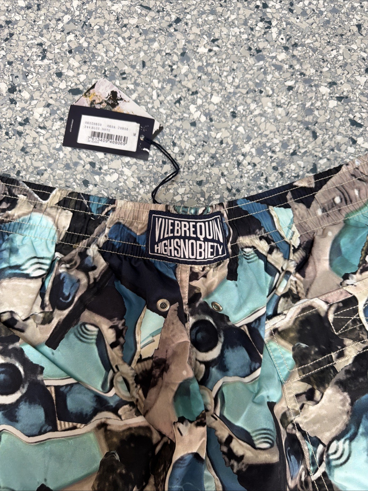 NWT 100% AUTHENTIC VILEBREQUIN Swim Trunks OKOA – XL – BLUE – MEN – EXTRA LARGE