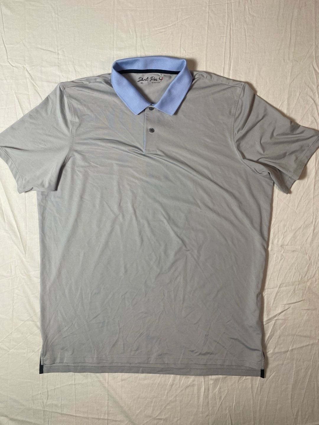 Short Par 4 by Greyson Performance Golf Polo Shirt Men’s XL Gray