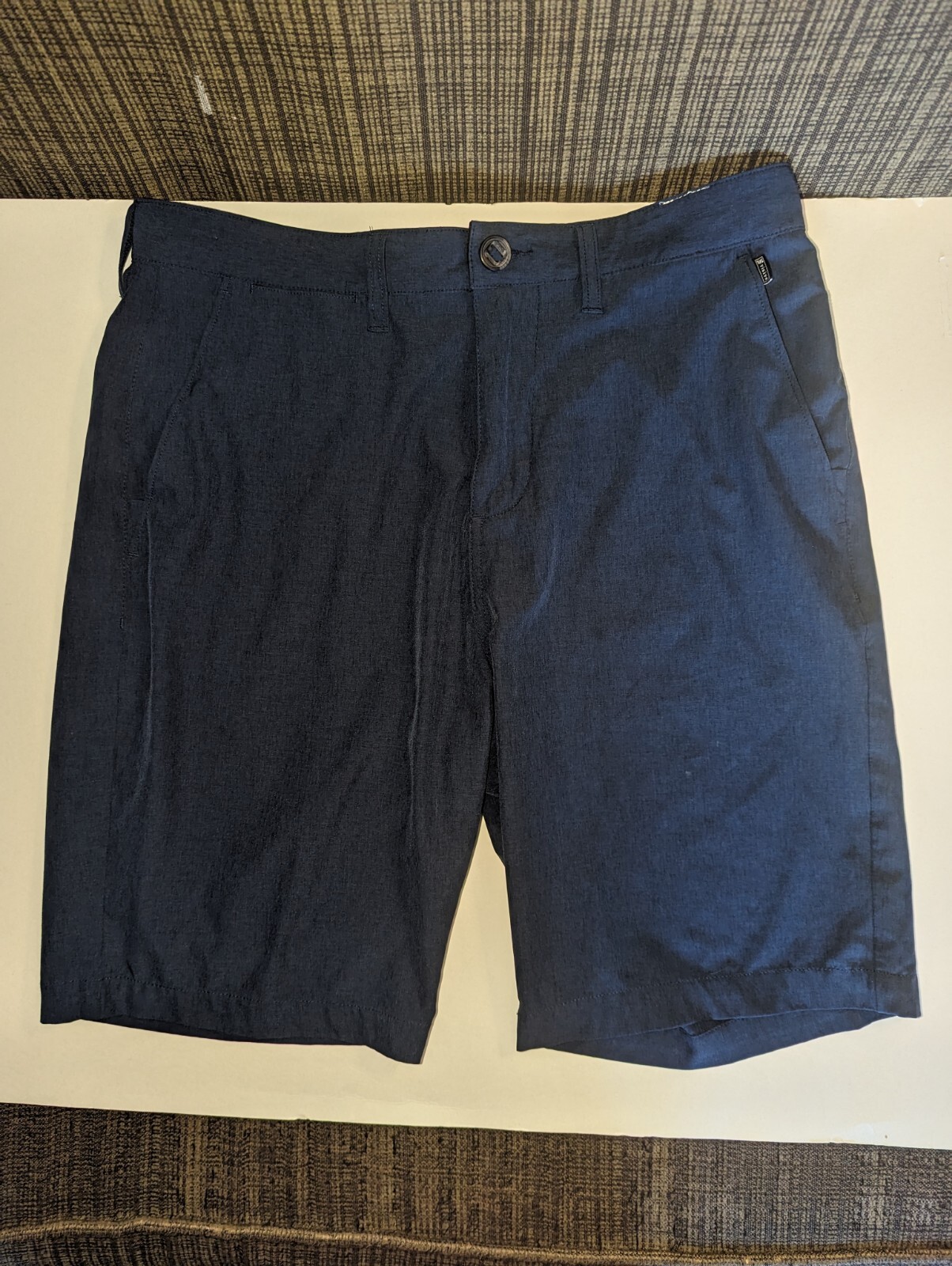 Visive Simplicity Is Key Quick Dry Stretch Blue Shorts 30