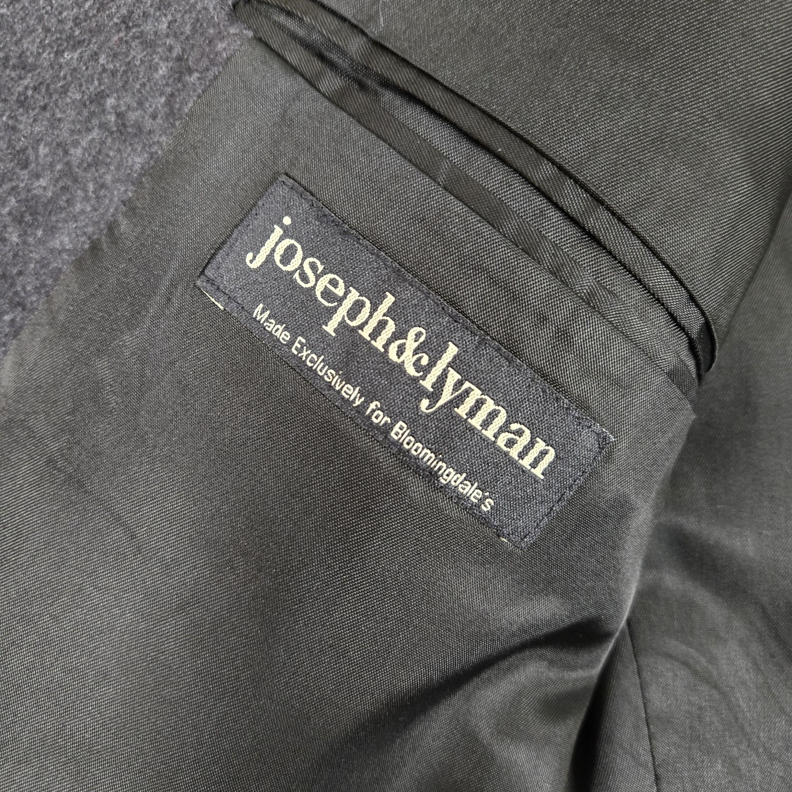 Joseph & Lyman 100% Cashmere Jacket Blazer Sport Coat Gray Mens 46R