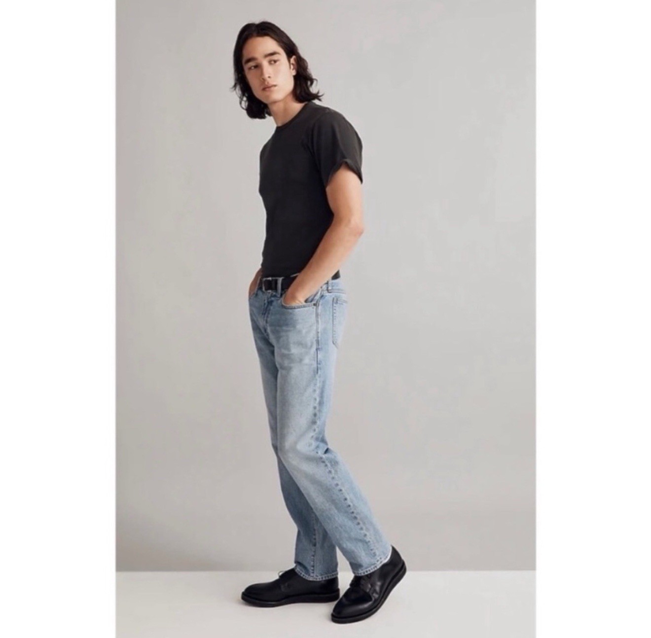 MADEWELL Men’s The 1991 Straight-Leg Jeans in Farrell Wash – W26 L30
