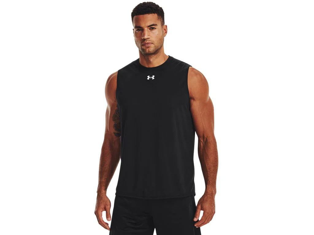 Under Armour Mens UA Tech Team Sleeveless Shirt – Quick-Drying and Ultra-Soft