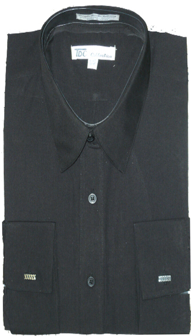 Men’s 65% polyester 35% Cotton French cuff Shirts Design By Fotino Landi SG03F