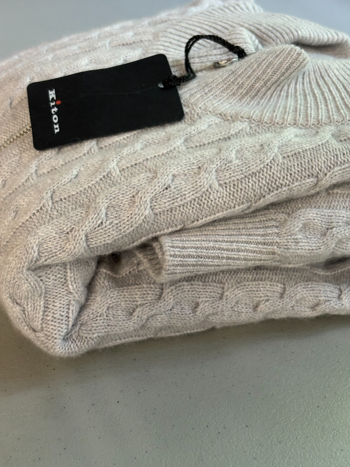 $4200 NWT Kiton 100% Cashmere Full Zip Cardigan Sweater Size M bs77
