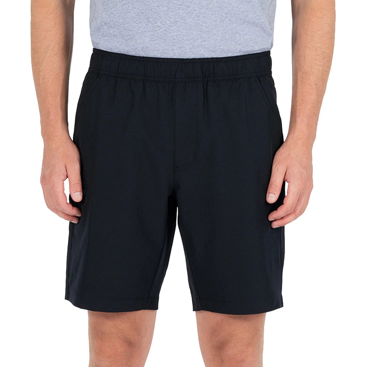 Gerry Men’s Trail Shorts 9 in Pull-On 4-Way Stretch Zip Pockets S-3XL