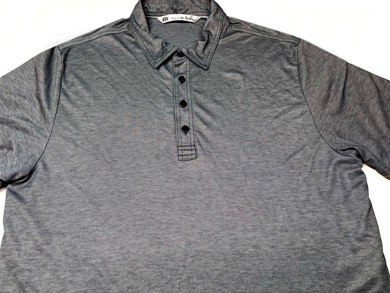 Travis Mathew Mens Pullover Knit Short Sleeve Poly Elastaine Polo Shirt Large L