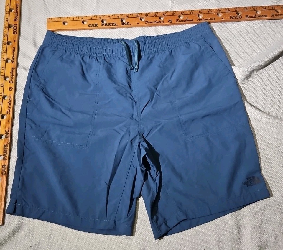 The North Face Shorts Mens Large Blue Action Athletic Flashdry Active Pants