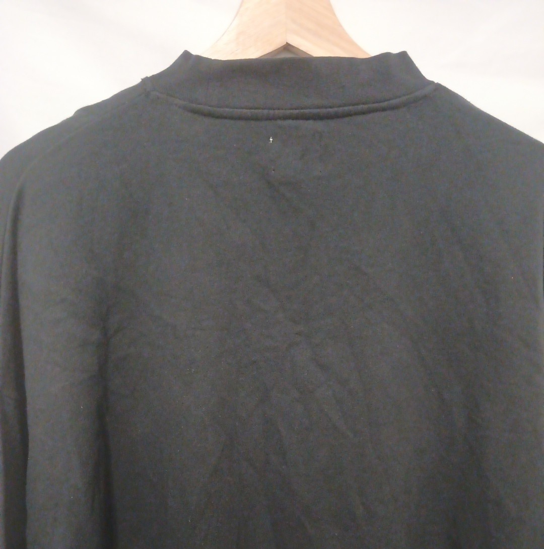 Kuwalla Tee Sweatshirt Men Small Washed Black Crewneck Pullover