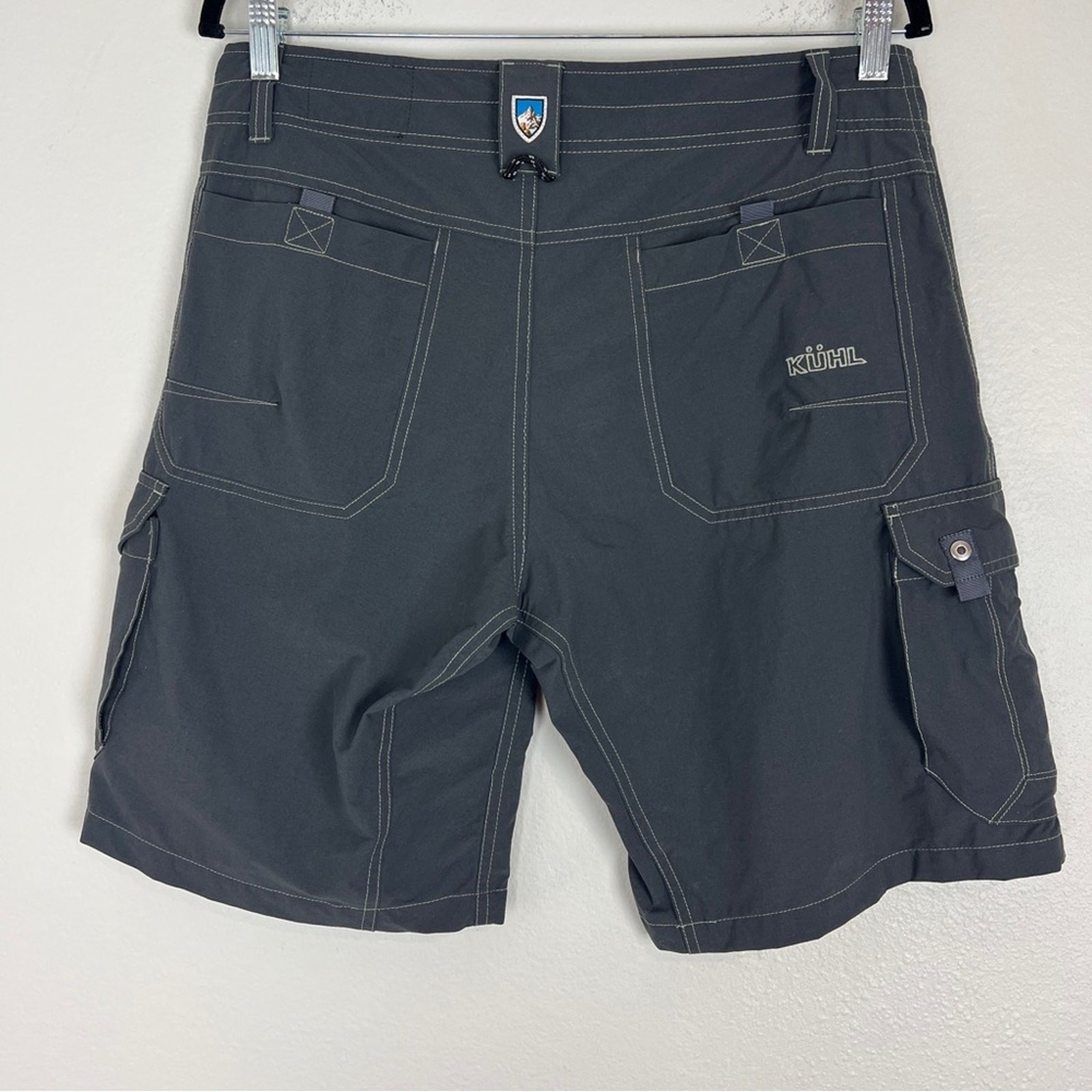 Kuhl | Mens Gorpcore Dark Gray Raptr Cargo Shorts Hiking Outdoor Summer 32