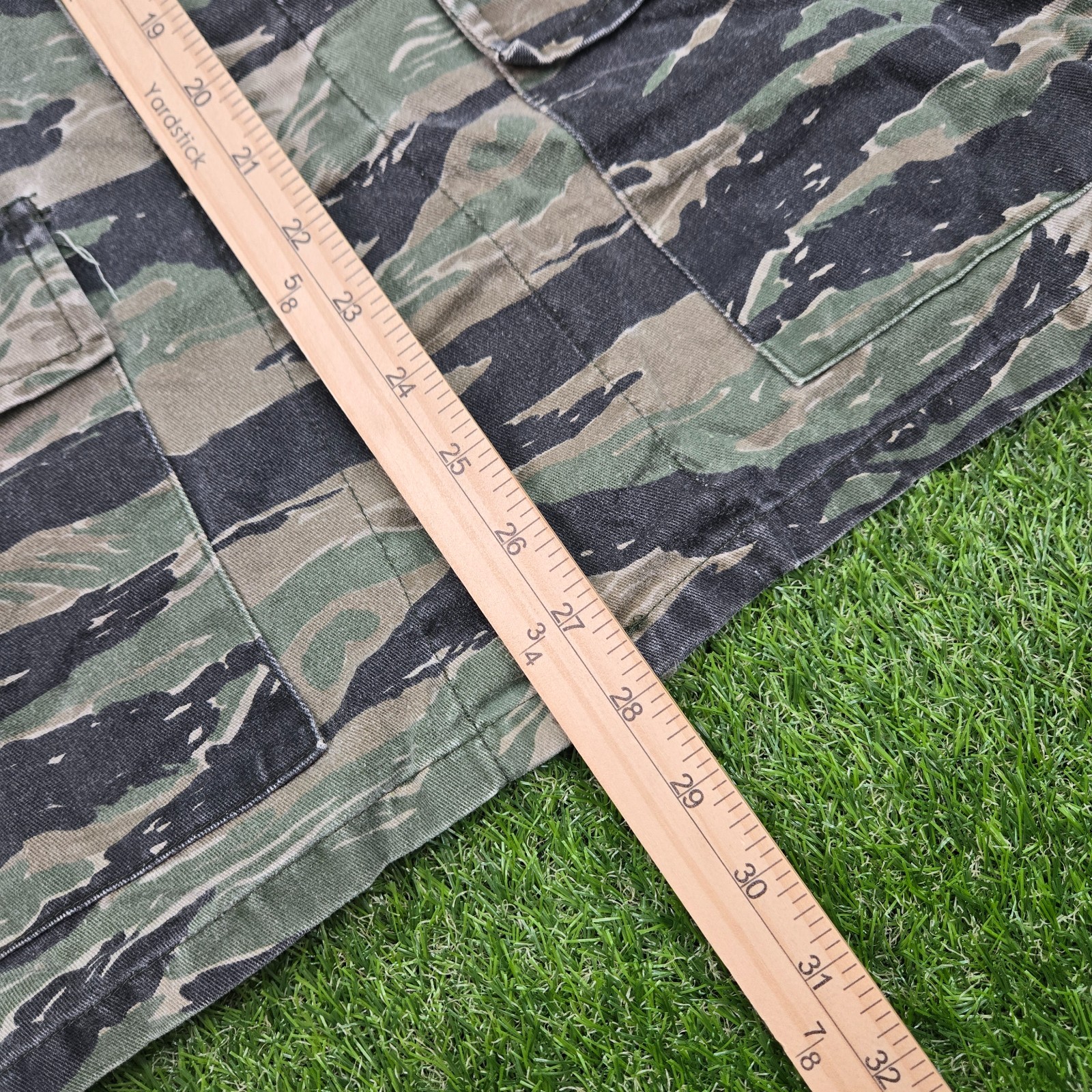 Tru-Spec BDU Jacket Shirt Mens Large Regular Tiger Stripe Camo Military Army