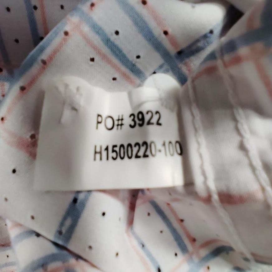 Huk Tide Point Printed Ss Shirt Mens L White Button Up Polyester Breathable