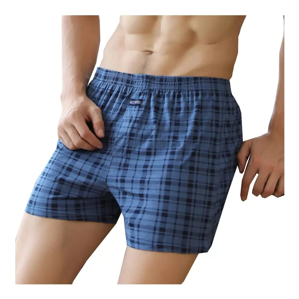 3 6 or 12 Pairs Mens Woven Boxer Shorts Cotton Rich Underwear Briefs S M L 2XL