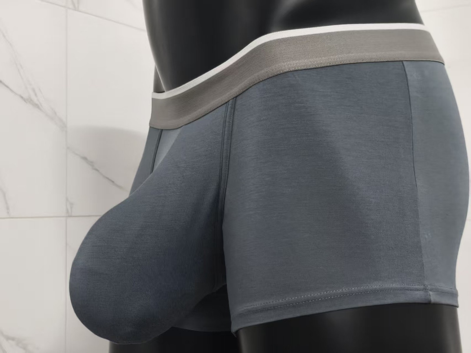 Mens Super Large Pouch Boxer Shorts Comfortable Soft Trunks Underwear Pants