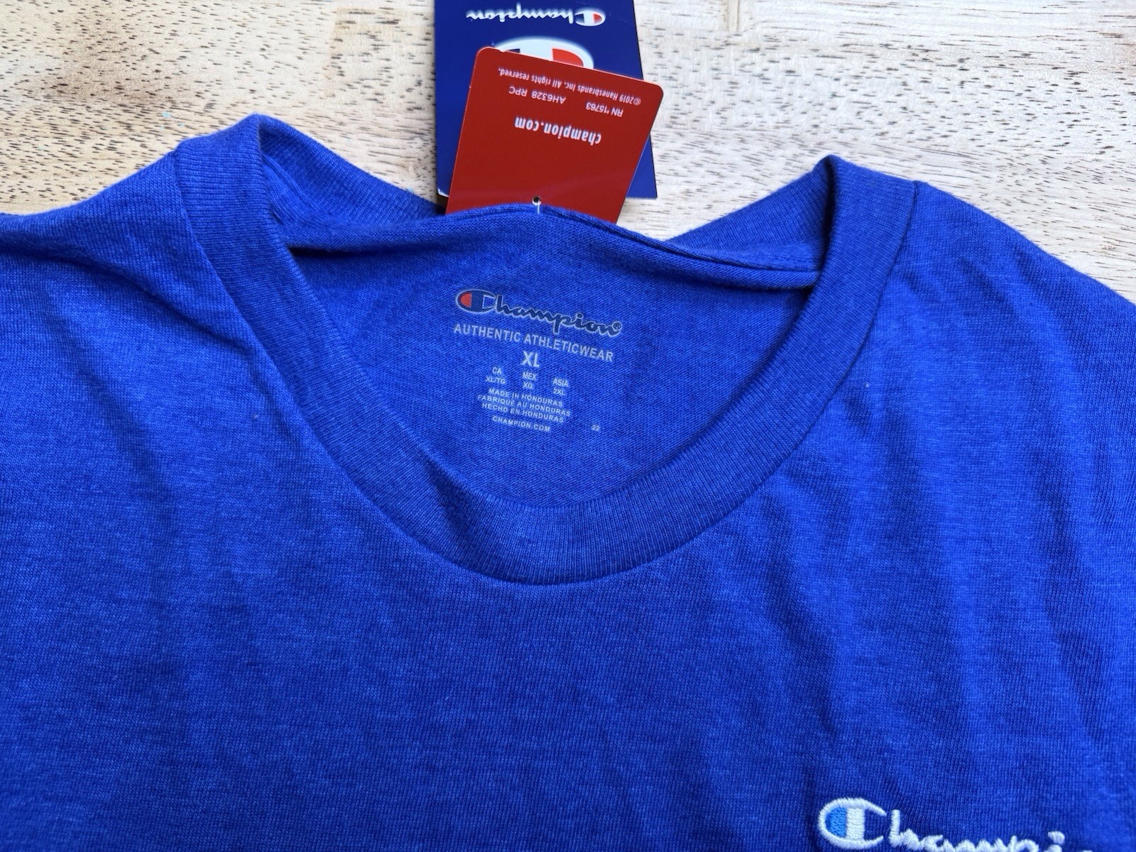 Champion Men Short Sleeve Cotton Jersey New Crewneck T-shirt XL