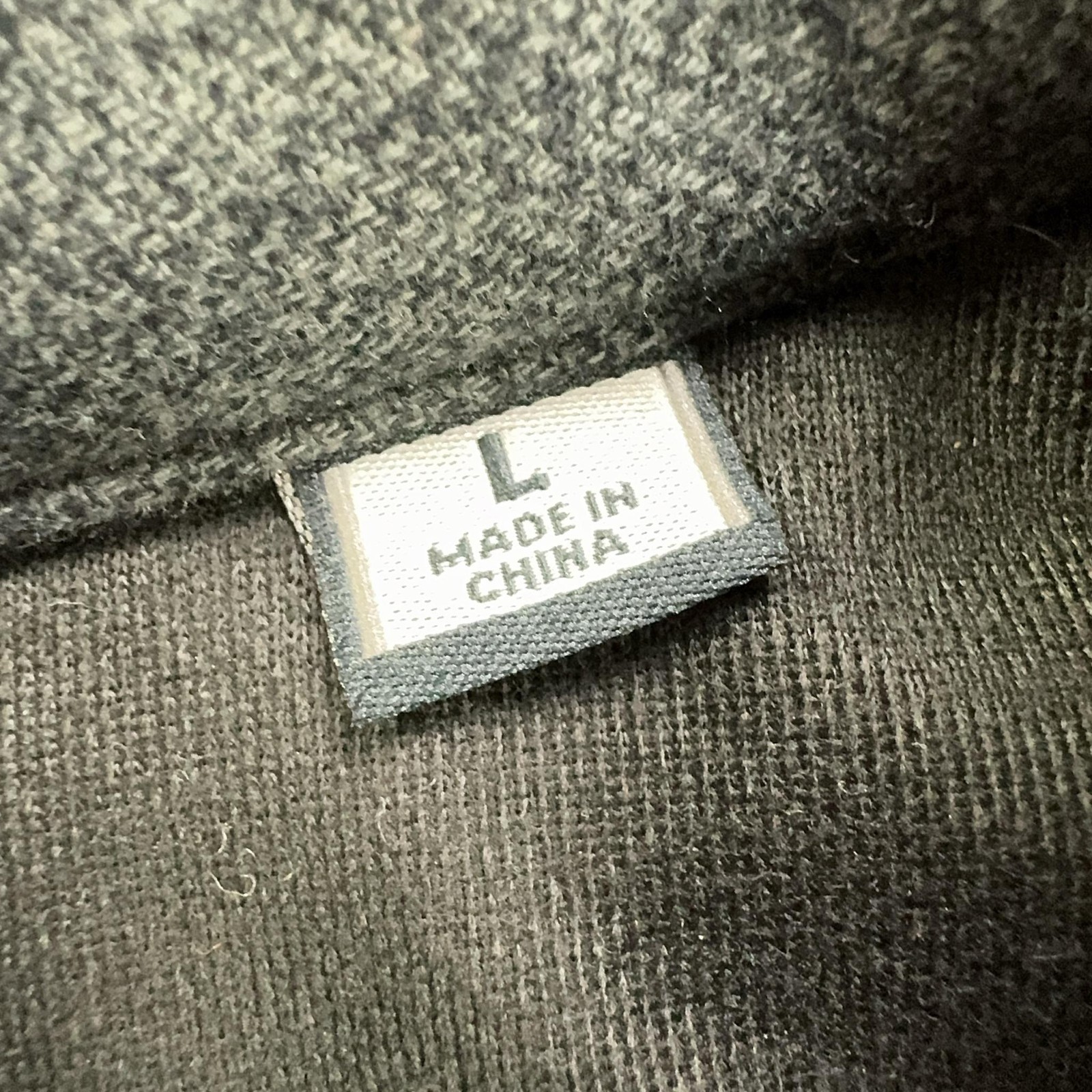 Ridgecut Jacket Mens Large Gray Cotton Lined Snap Front Workwear Outdoor