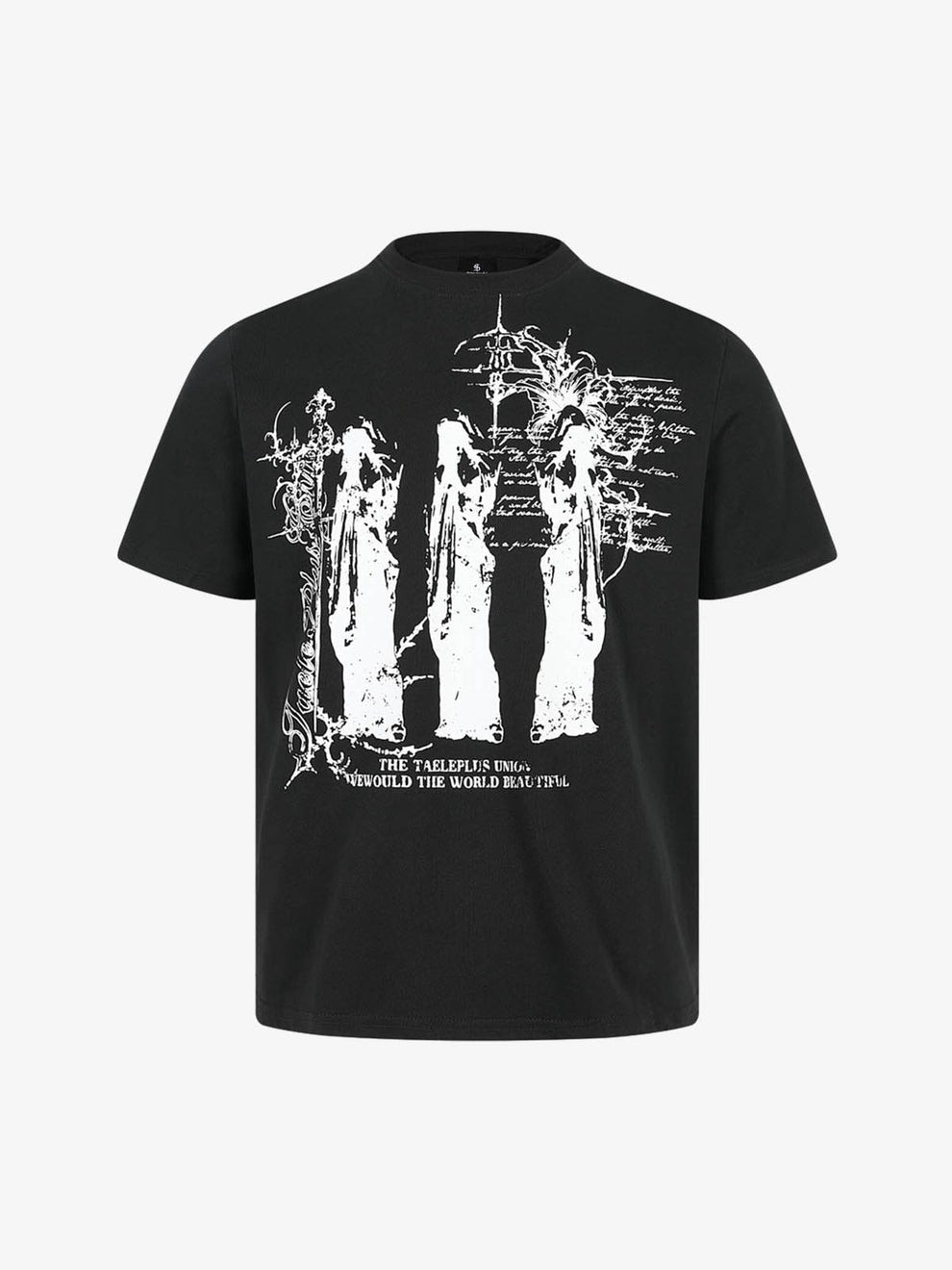 Gothic Statuette Cotton Jersey T-Shirt