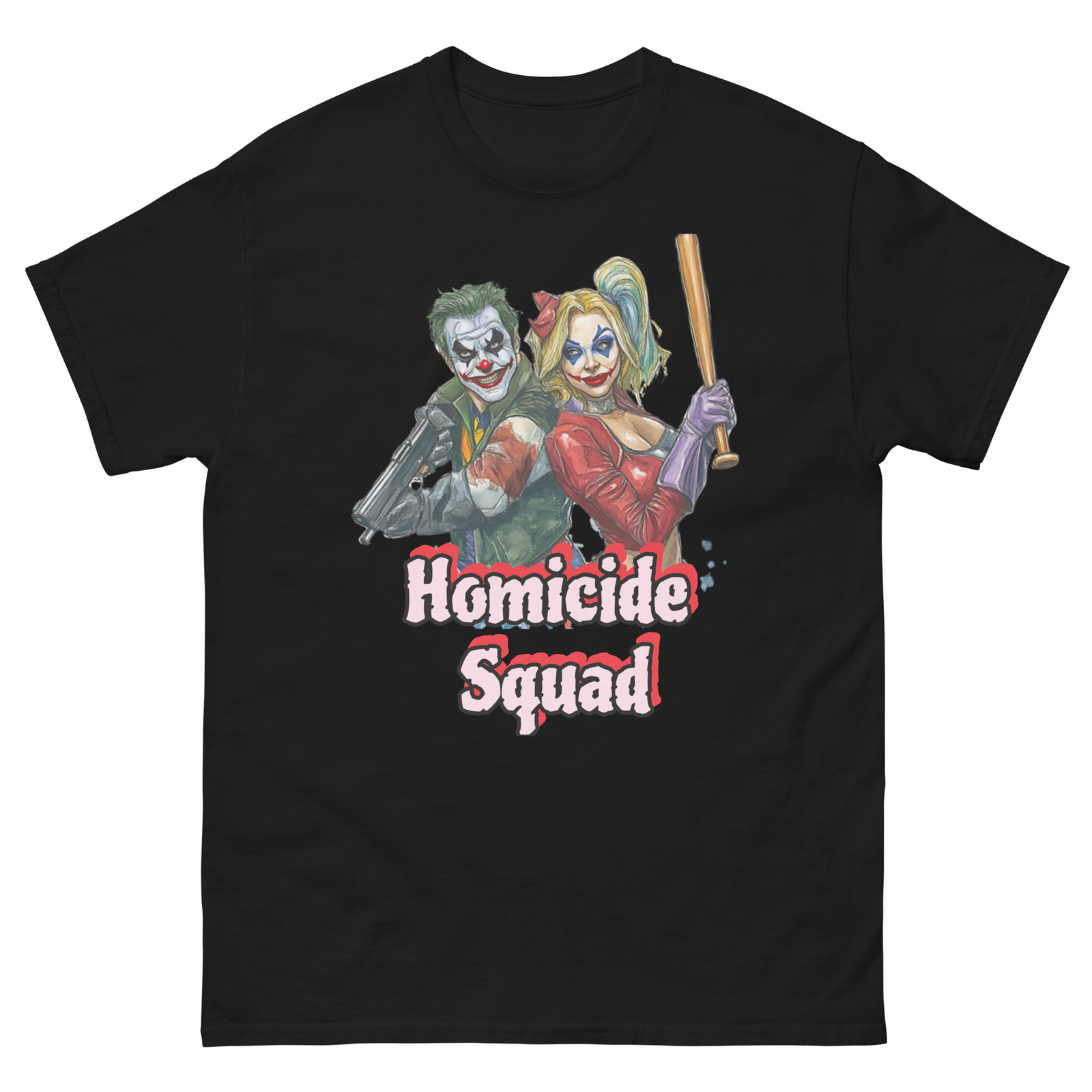The Joker and Harley Quinn T-Shirt, DC Comics Super Couple, Fun Joker Tee, Love