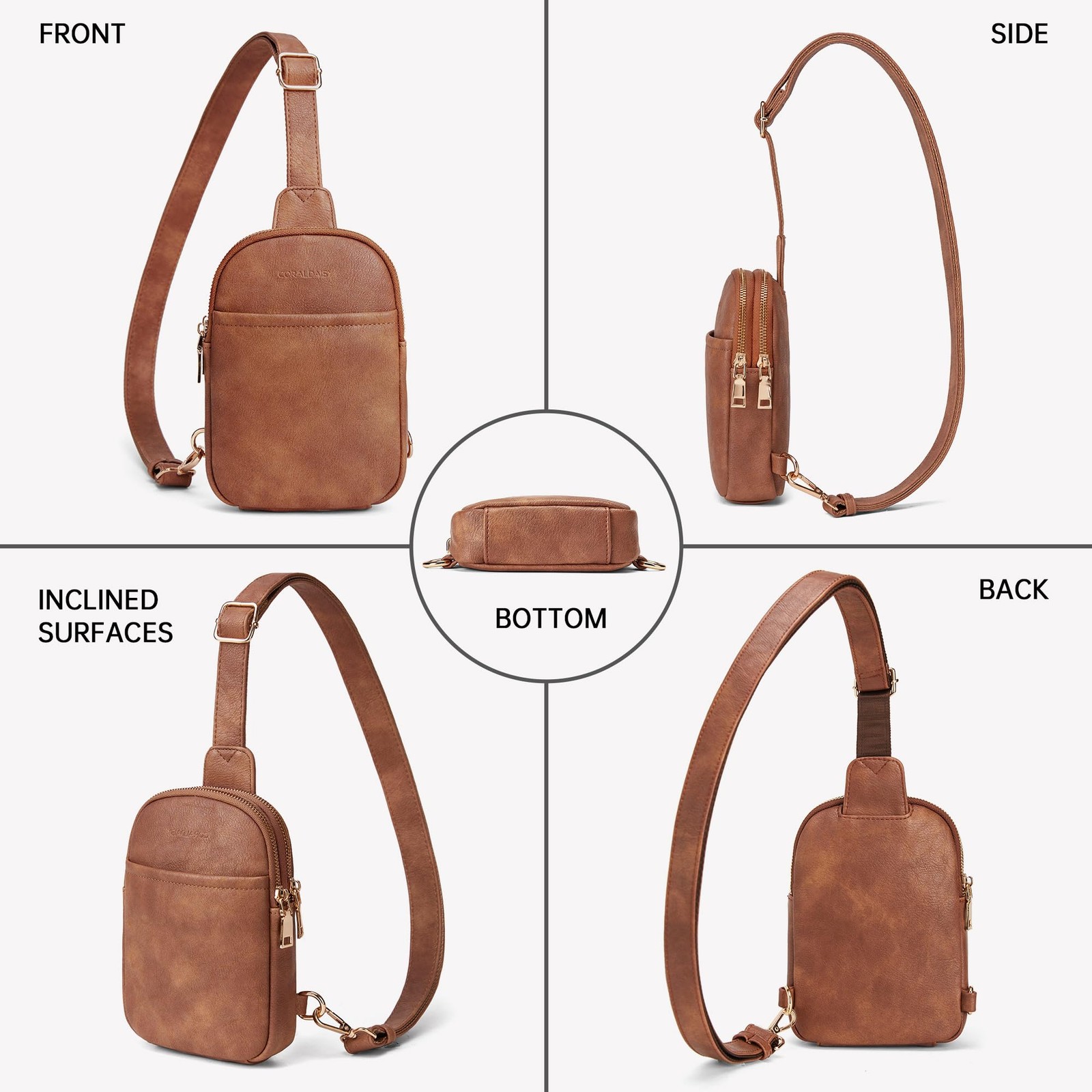 Crossbody Bags for Women Small Sling Bag Cross Body Purses Belt Bag for Women…