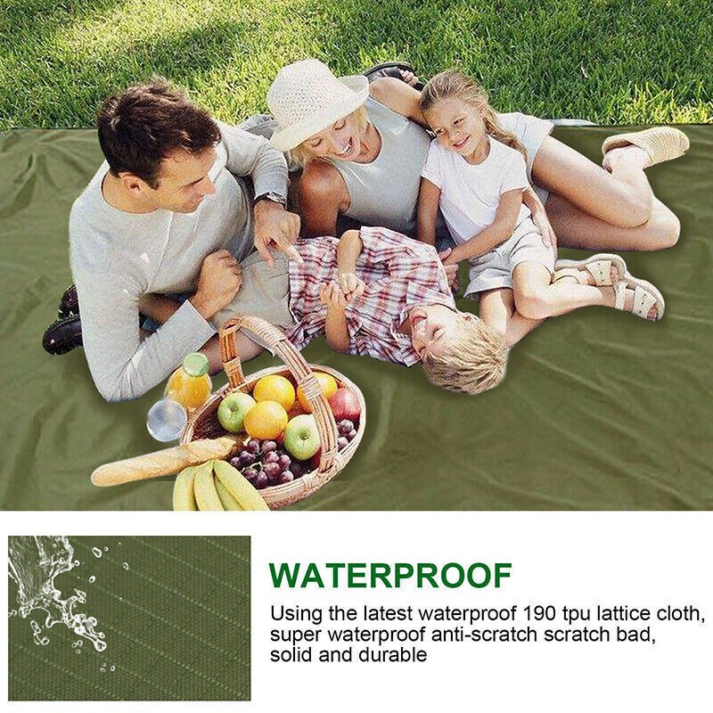 3 in 1 Multifunctional Raincoat Waterproof Rain Poncho Backpack Hiking RainCover