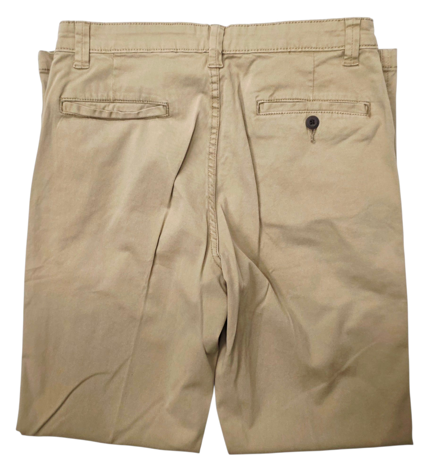 George #11897 NEW Men’s Beige Athletic Fit Stretch Tapered Leg Chino Pants