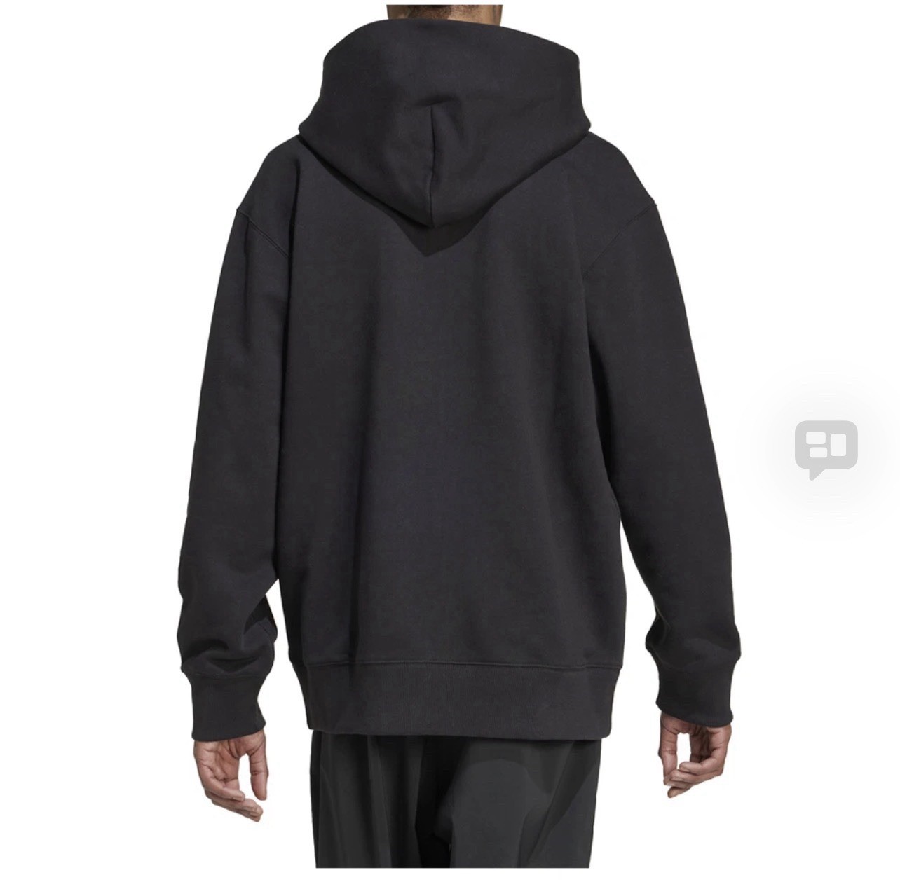 adidas Premium Essentials Pullover Hoodie Mens Black Casual Outerwear IY2247 XL