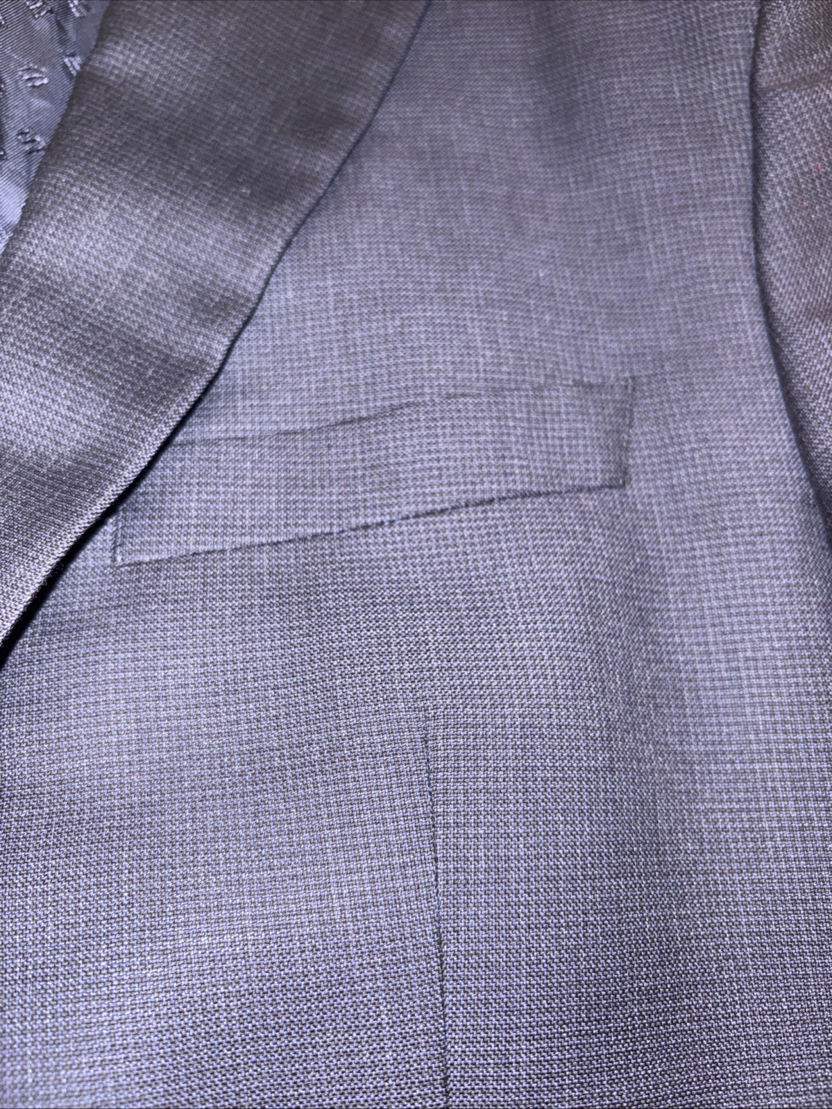 BOSS Drago Lanificio In Biella Men’s Black Twill Jacket/Blazer only Sz 38 Dress