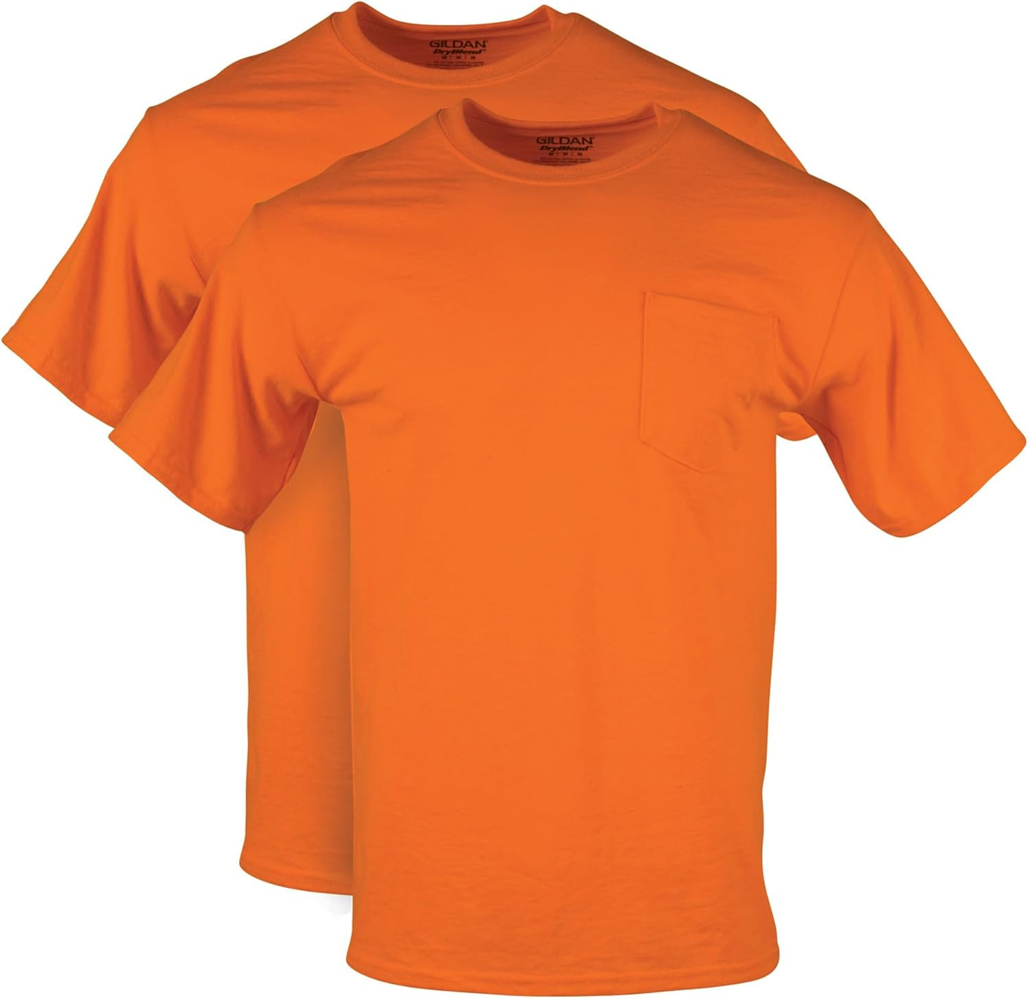 Gildan Adult DryBlend Workwear T-Shirts with Pocket, 2-Pack Many Sizes & Colors