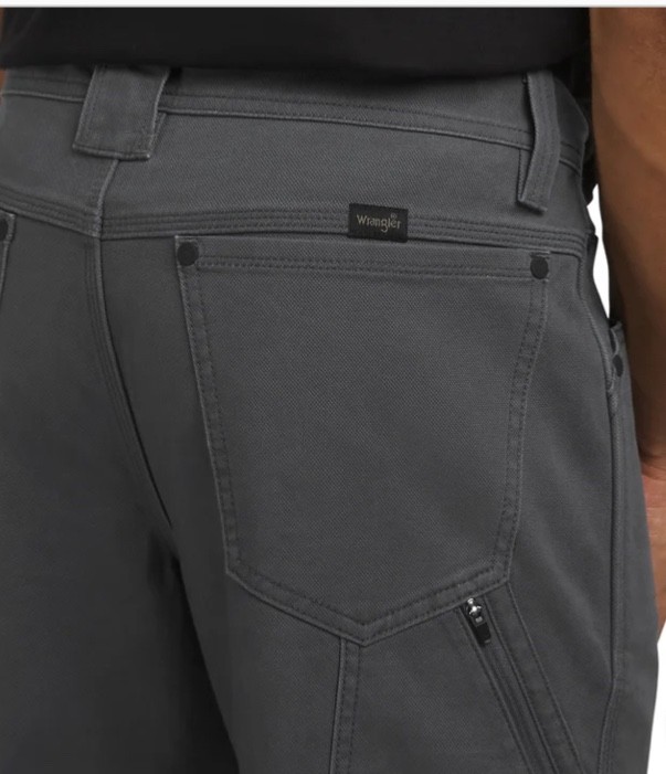 Wrangler Men’s Utility Pant Choose Color Brown or Gray & Size