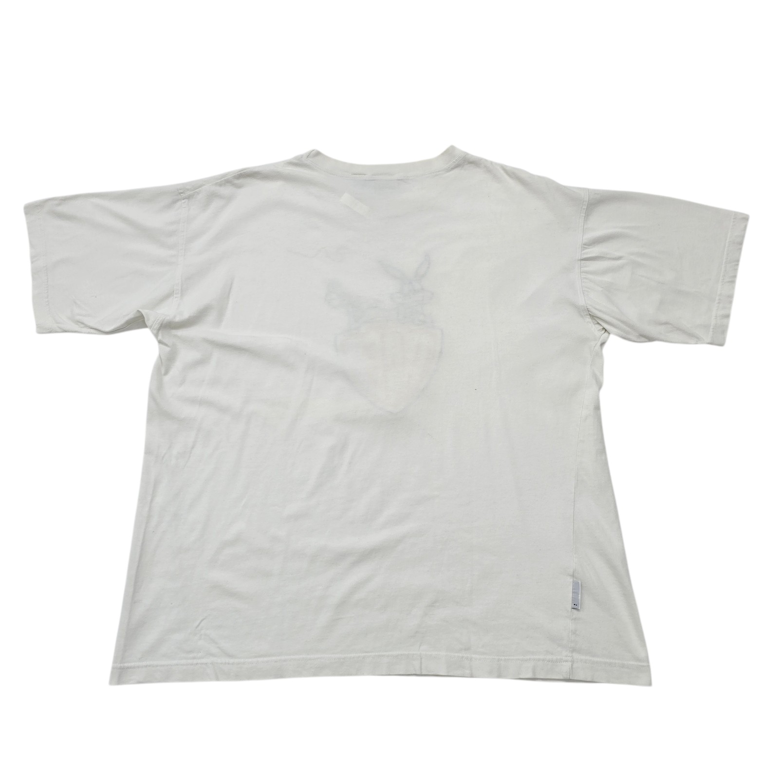 CLOTHING Mens T-Shirt White Bugs Bunny Graphic Size XL Regular