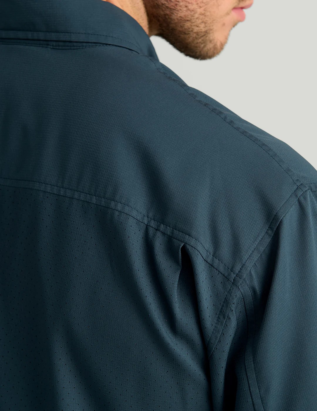 Huk Tide Point Button Down Shirt – Men’s – Medium / Sea Storm