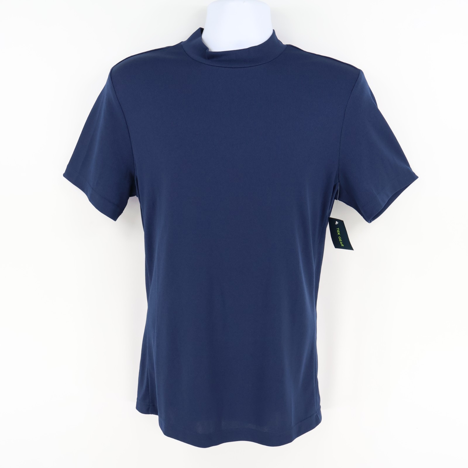 Tek Gear Activewear T-Shirt Mens Size S Navy Blue Polyester Blend NEW
