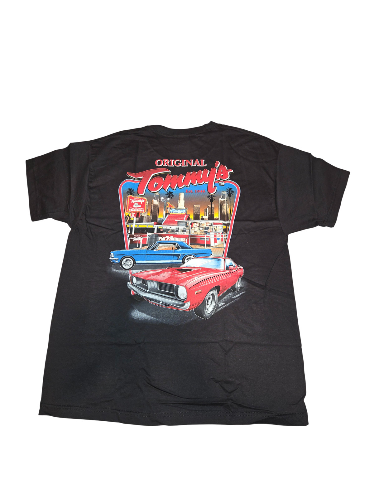 Original Tommy’s World Famous Hamburgers Graphic T-Shirt Size LARGE
